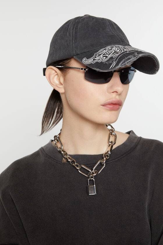 Acne Studios Logo-Kappe Schlussverkauf