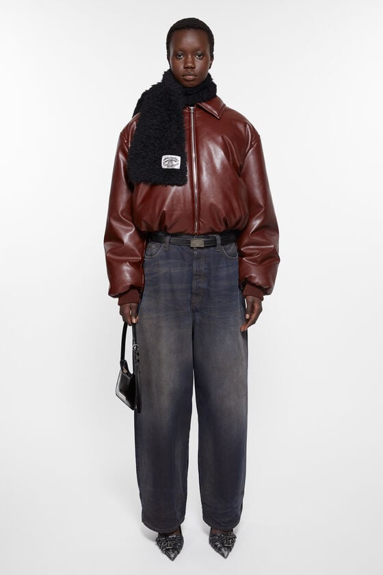 Acne Studios Ledergürtel mit eingraviertem Logo Limitierter Zeitrabatt