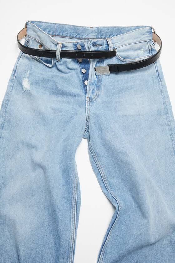 Acne Studios Ledergürtel mit eingraviertem Logo Limitierter Zeitrabatt