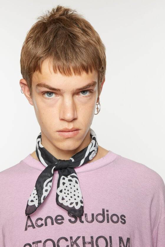 Acne Studios Bedruckter quadratischer Schal Versandkostenfrei