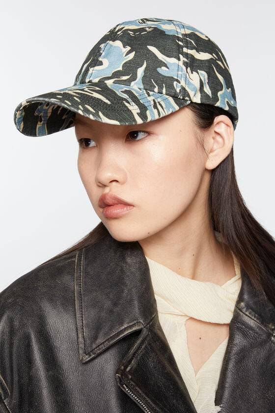 Acne Studios Bedruckte Kappe Online Shopping