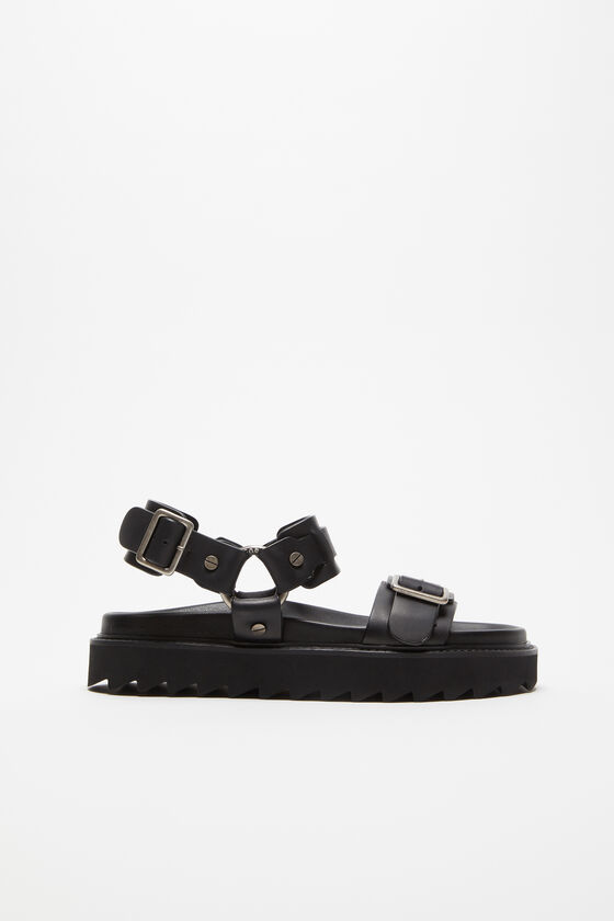 Acne Studios Sandalen mit Lederschnalle Black Friday