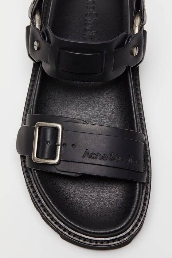 Acne Studios Sandalen mit Lederschnalle Black Friday