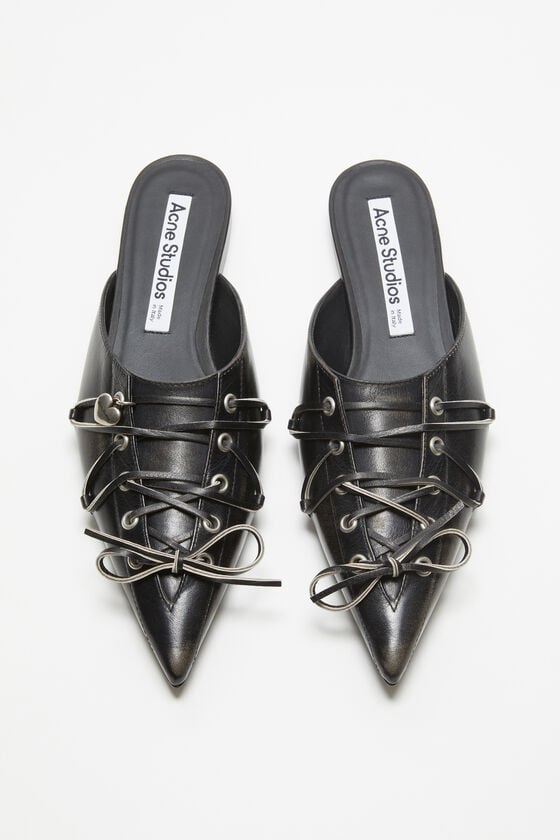 Acne Studios Mules zum Schnüren Weihnachtsangebot