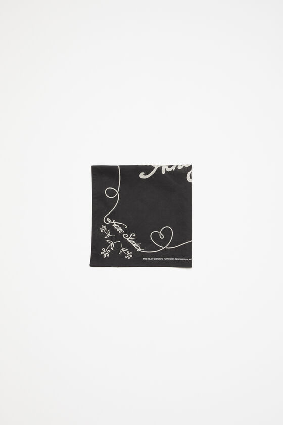 Acne Studios Leichter Schal mit Print Valentinstagsangebot