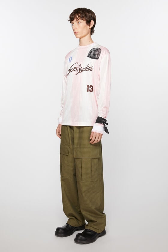 Acne Studios Leichter Schal mit Print Valentinstagsangebot