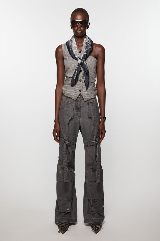 Acne Studios Quadratischer Seidenschal Top Angebot