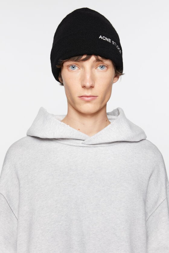 Acne Studios Beanie mit Logo Bestseller
