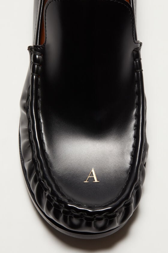 Acne Studios Leder-Loafer Discount Store für neue Produkte