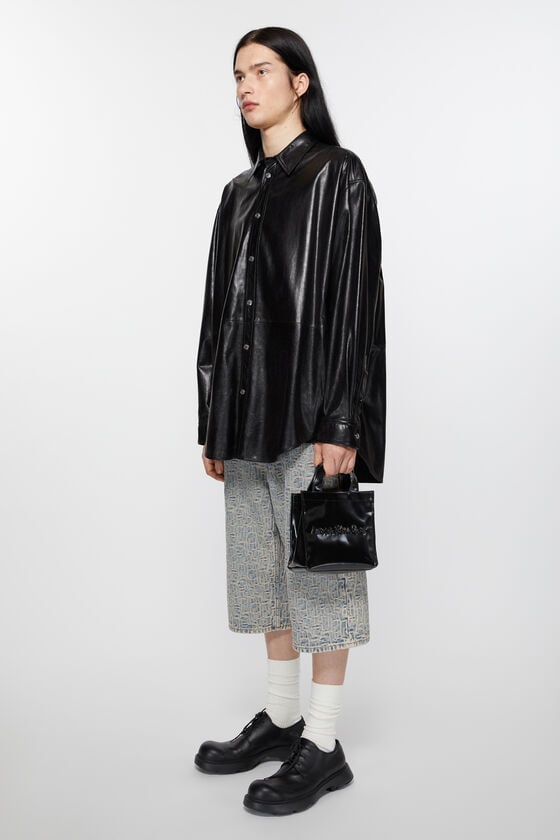 Acne Studios Mini-Schultertasche mit Logo Riesige Rabatte