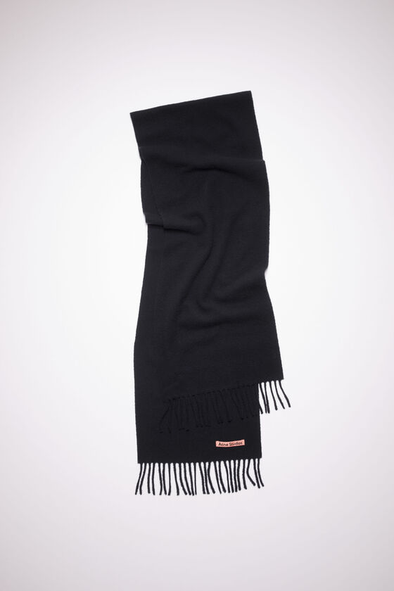 Acne Studios Fringe wool scarf - skinny Clearance-Verkauf