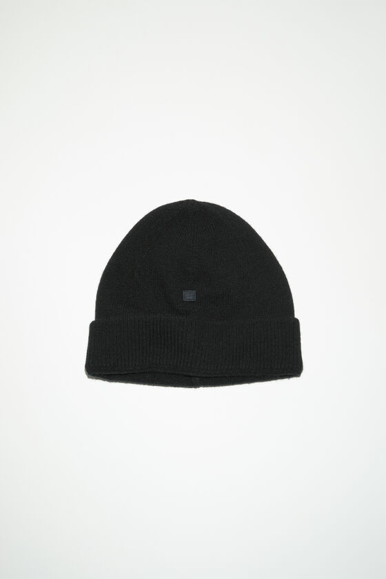 Acne Studios Beanie mit Micro-Face-Aufnäher Fabrikladen