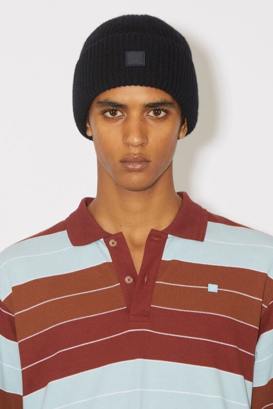 Acne Studios Beanie mit kleinem Face-Logo Begrenzt auf 3 Tage