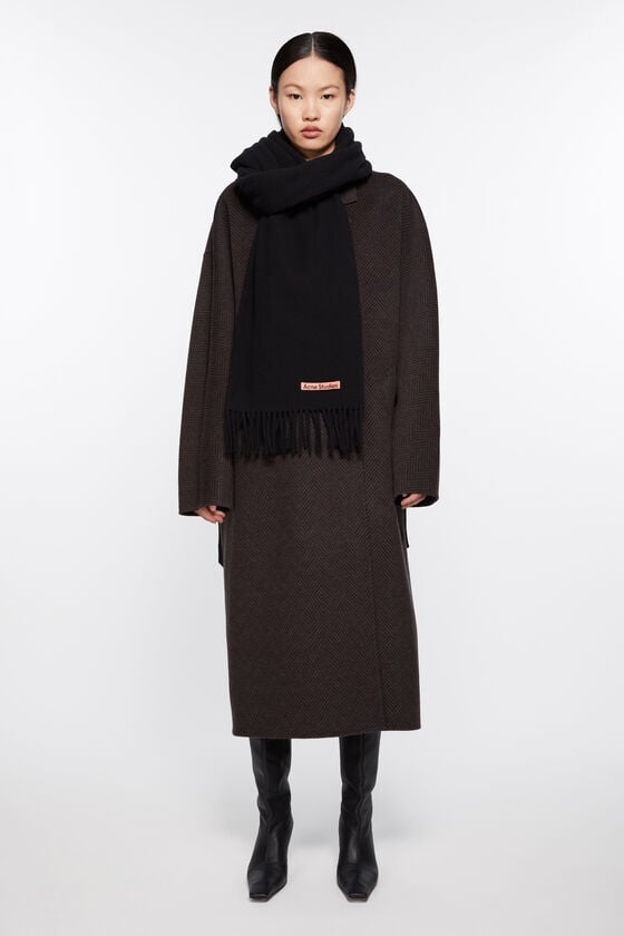 Acne Studios Oversized-Wollschal mit Fransen zollfrei