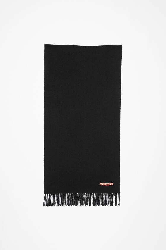 Acne Studios Schmaler Fransen-Schal aus Kaschmir Outlet
