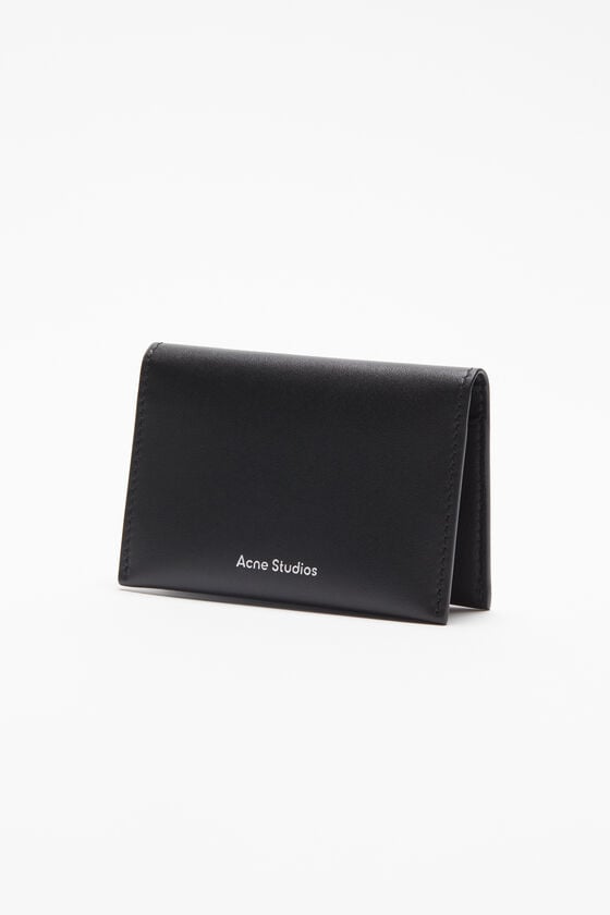 Acne Studios Gefaltete Lederbrieftasche Schlussverkauf