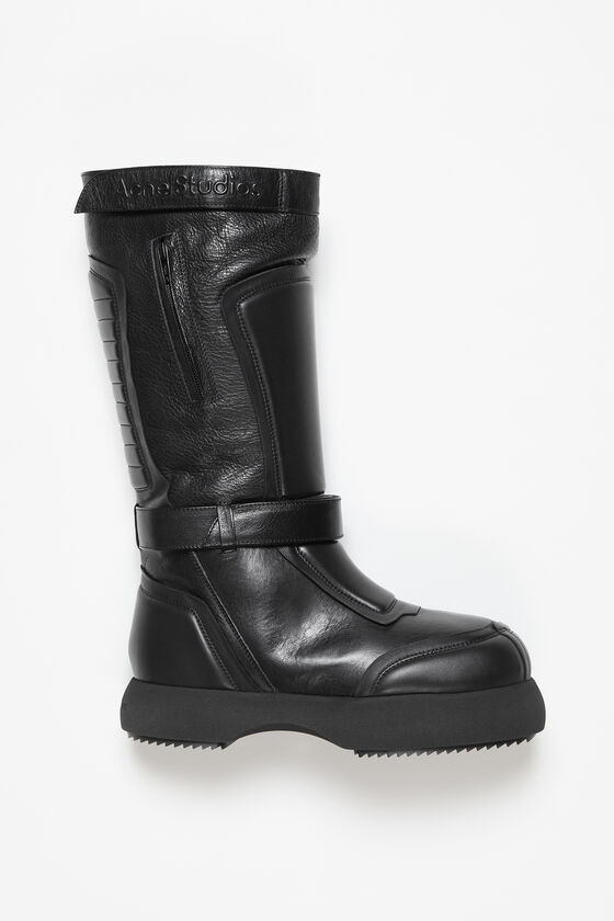 Acne Studios Patchwork-Lederstiefel Blitzverkäufe