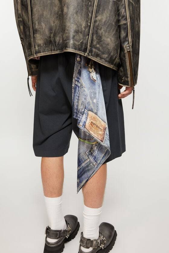 Acne Studios Bedruckter Seidenschal Cyber Monday