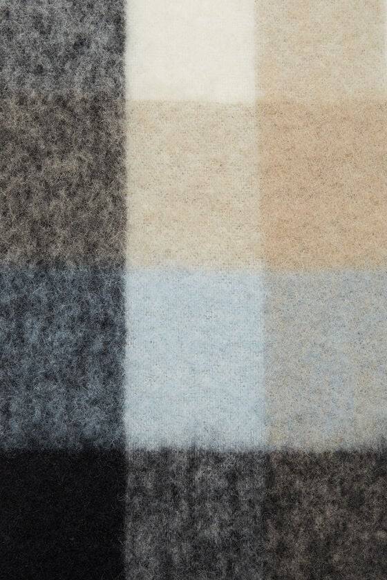 Acne Studios Karierter Schal aus Mohair Muttertagsangebot