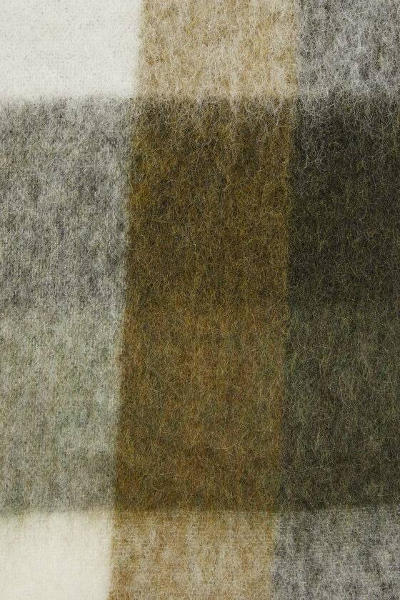 Acne Studios Karierter Schal aus Mohair Jubiläumsangebot