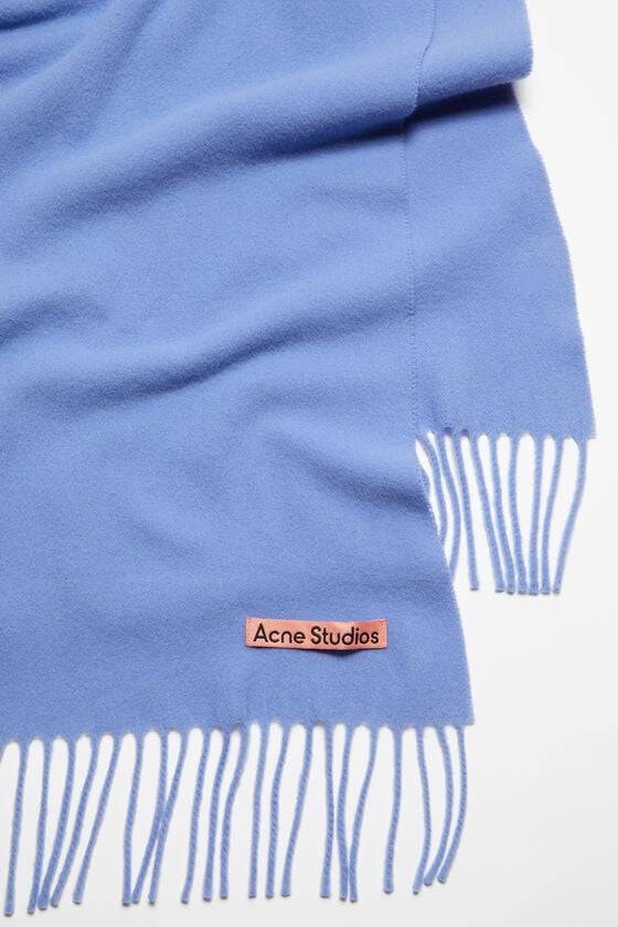 Acne Studios Schmaler Fransen-Schal aus Wolle Online Outlet