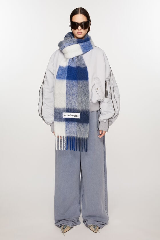 Acne Studios Karierter Schal aus Mohair Zeitlich begrenztes Angebot