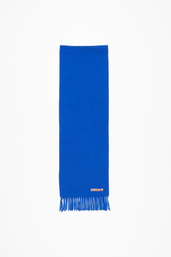 Acne Studios Schmaler Fransen-Schal aus Wolle Exklusive Angebote