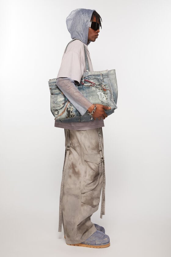 Acne Studios Bedruckte Tote Bag Blitzangebot