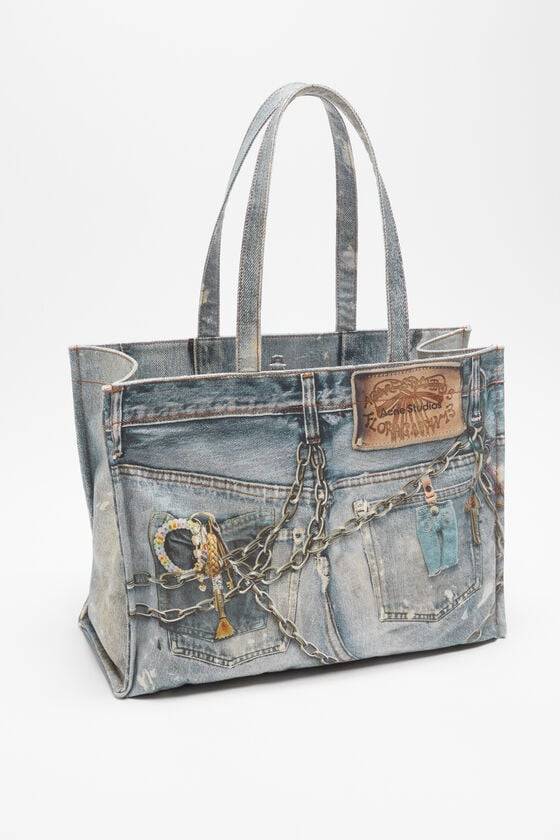 Acne Studios Bedruckte Tote Bag Blitzangebot