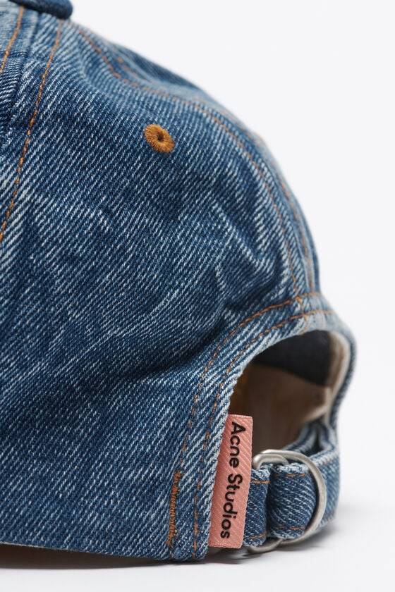 Acne Studios Baseballkappe aus Denim Große Rabatte