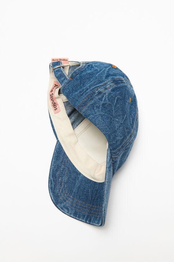 Acne Studios Baseballkappe aus Denim Große Rabatte