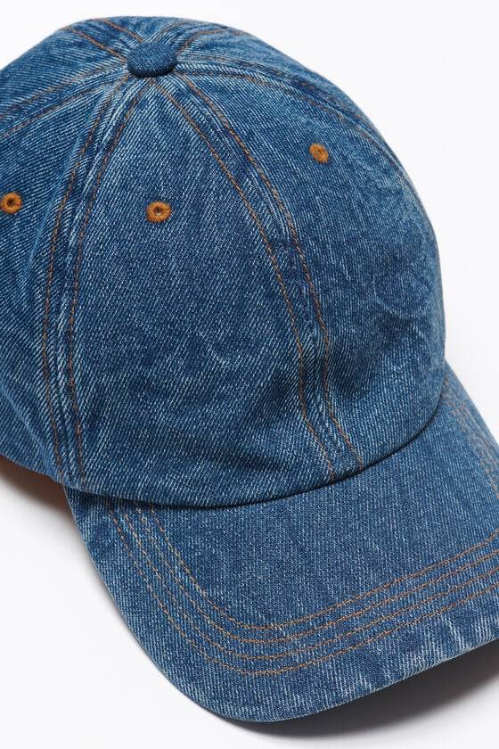 Acne Studios Baseballkappe aus Denim Große Rabatte