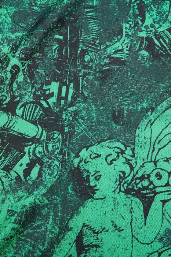 Acne Studios Printed silk scarf Laufsteg-Show Neuheiten
