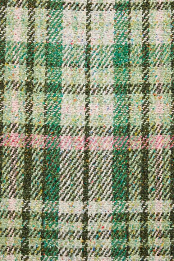 Acne Studios Fransen-Schal mit Karomuster Tägliche Deals
