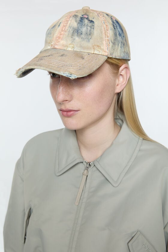 Acne Studios Kappe aus beschichtetem Denim Super Rabatt