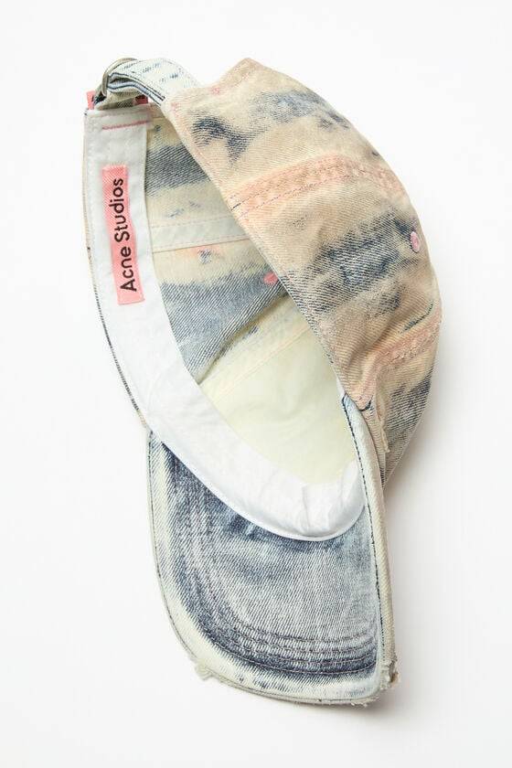 Acne Studios Kappe aus beschichtetem Denim Super Rabatt