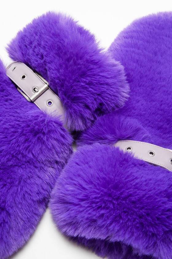 Acne Studios Flauschige Fäustlinge mit Schnalle Riesige Rabatte
