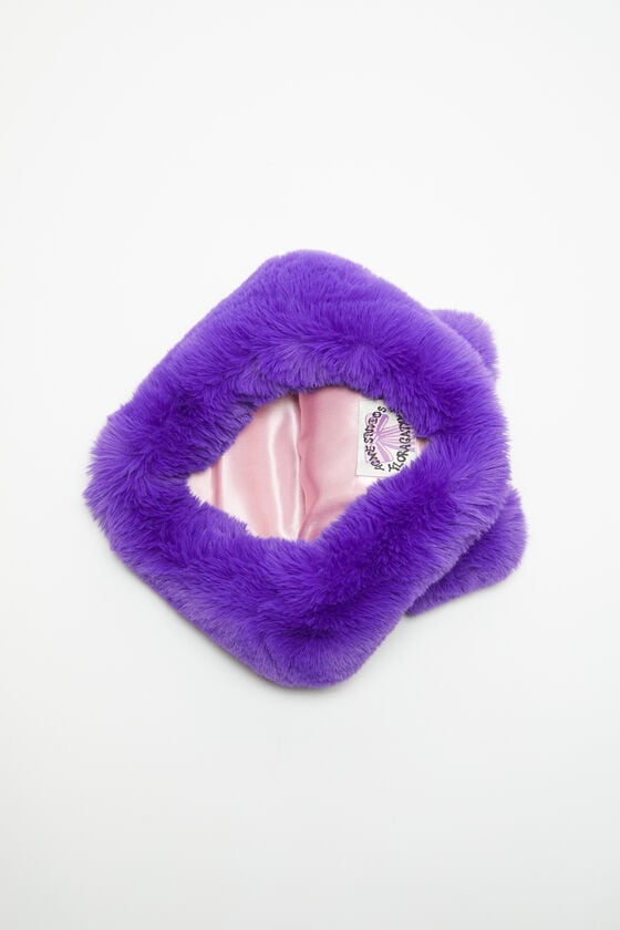 Acne Studios Flauschige Mütze mit Schleife Kostenloser Versand international