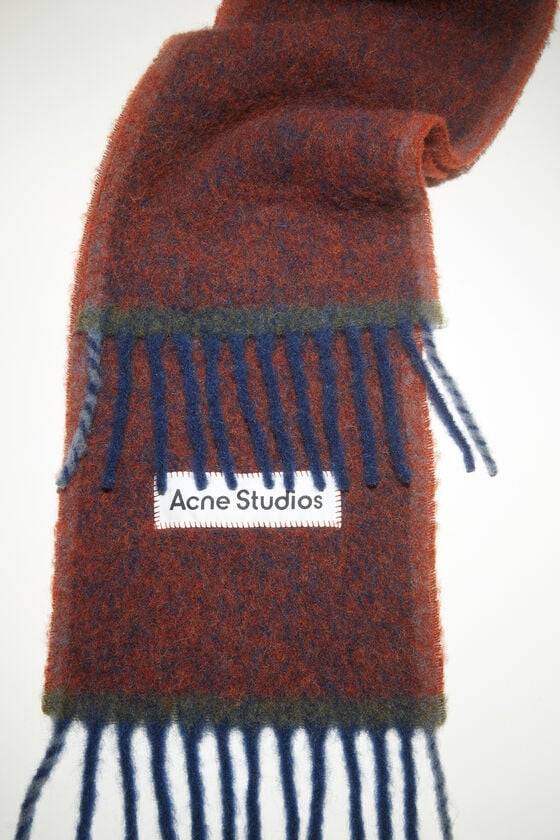 Acne Studios Woll-Mohair-Schal – Schmal Fabrikladen