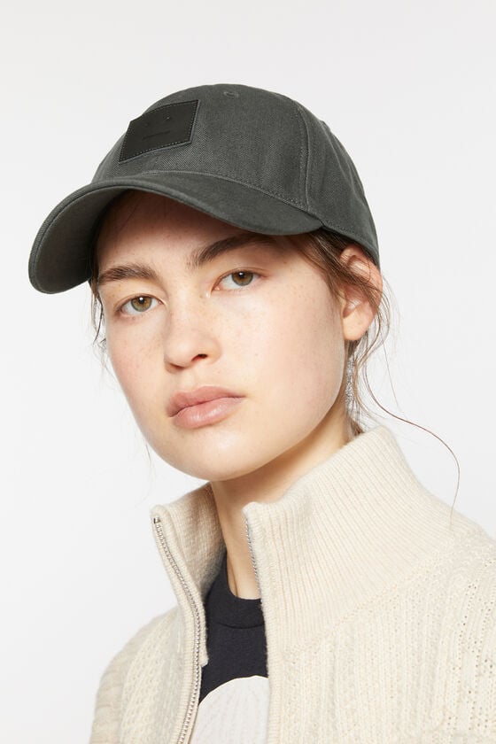 Acne Studios Leder Face-Patch Kappe Begrenzt auf 3 Tage