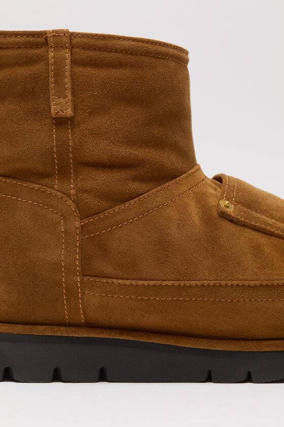 Acne Studios Lederjacke mit Shearling Speichern exportieren