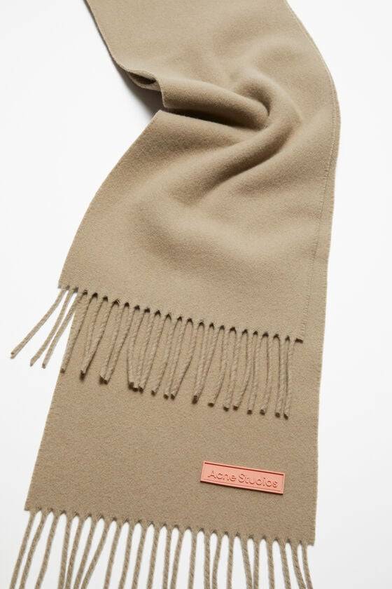 Acne Studios Schmaler Fransen-Schal aus Wolle zollfrei