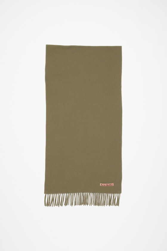 Acne Studios Schmaler Fransen-Schal aus Wolle