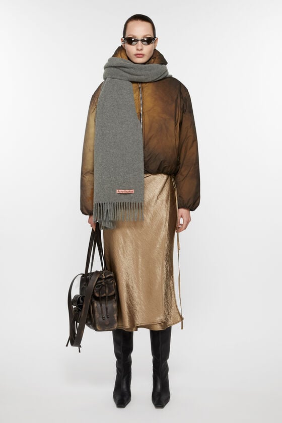 Acne Studios Oversized-Wollschal mit Fransen Fabrikverkauf