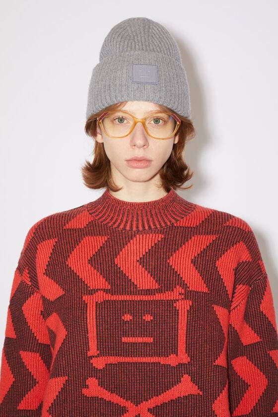 Acne Studios Rippstrick-Beanie Kostenloser Versand