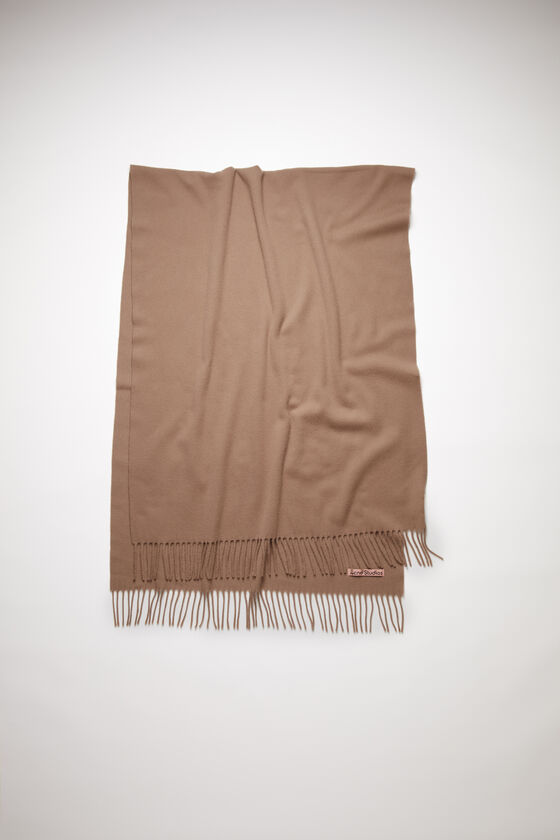 Acne Studios Oversized-Wollschal mit Fransen Fabrik Onlineshop