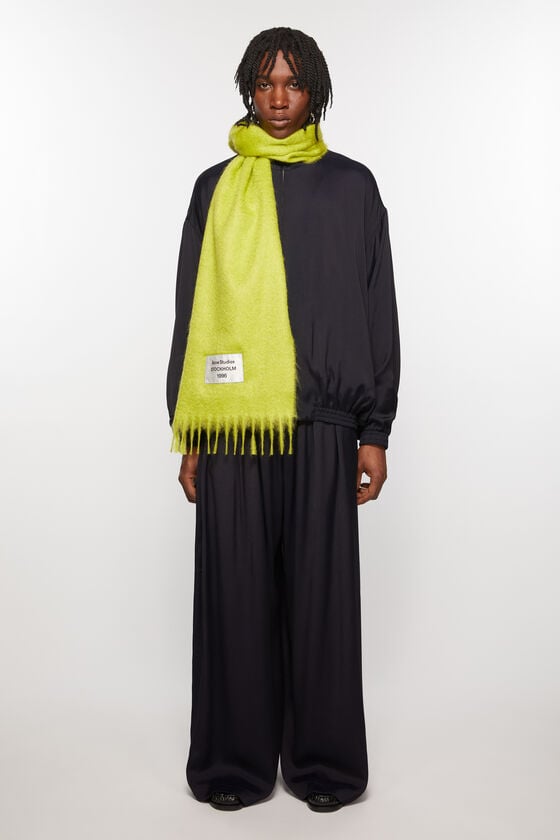 Acne Studios Fransen-Schal aus Alpaka Sonderangebot