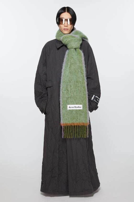 Acne Studios Woll-Mohair-Schal – Schmal Rabatt