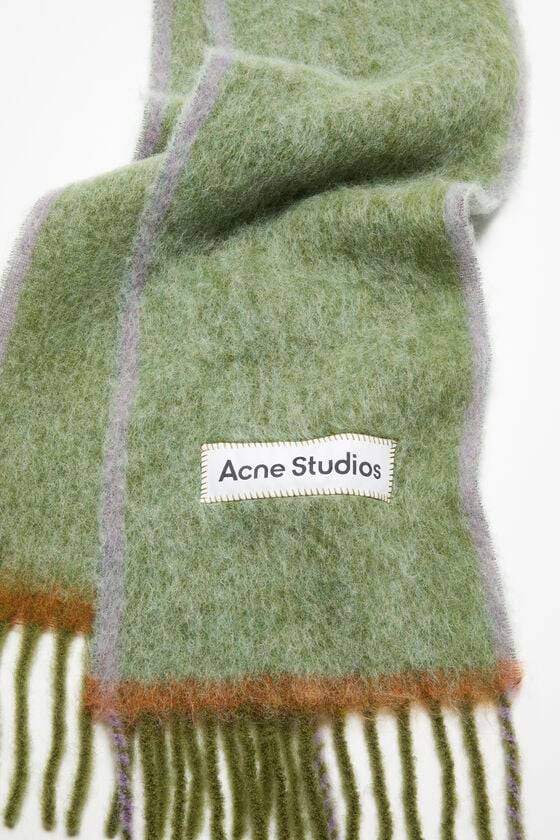 Acne Studios Woll-Mohair-Schal – Schmal Rabatt