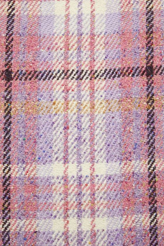 Acne Studios Fransen-Schal mit Karomuster Flash Sale